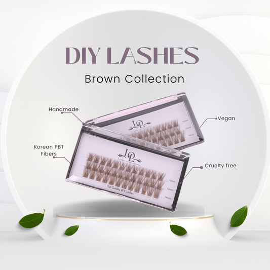 DIY Brown Lashes Tray